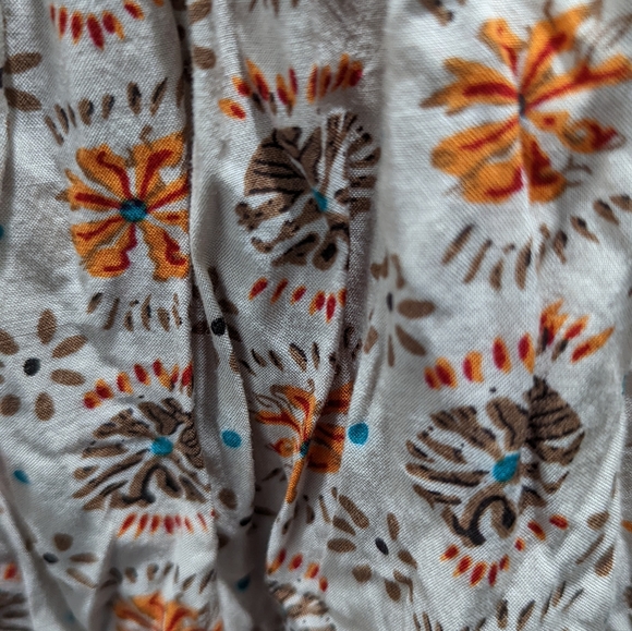 Umgee Boho Peasant Tribal Aztec Babydoll Tunic Dress Size Medium - Picture 4 of 9